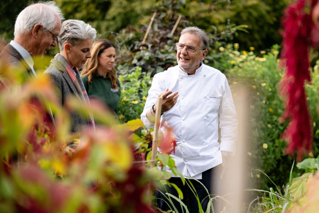 Raymond Blanc og lífræni kryddjurtagarðurinn í Le Manoir