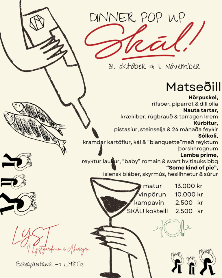 Skál! með glæsilegt pop-up á LYST á Akureyri