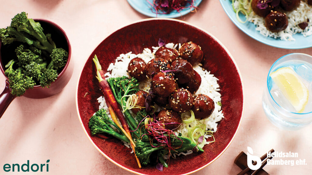 Vænar og vegan; grænmetisbollur frá Endori