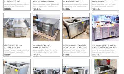 Allt að 80% afsláttur af kæliborðum - miðað við nývirði