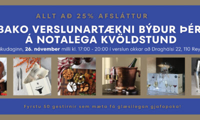 Bako Verslunartækni býður til notalegrar kvöldstund með tilboðum og veitingum