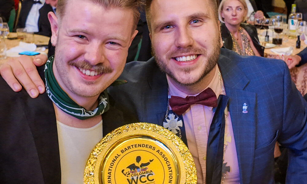 Róbert Aron Garðarsson Proppé vinnur Eagle Award á HM Barþjóna