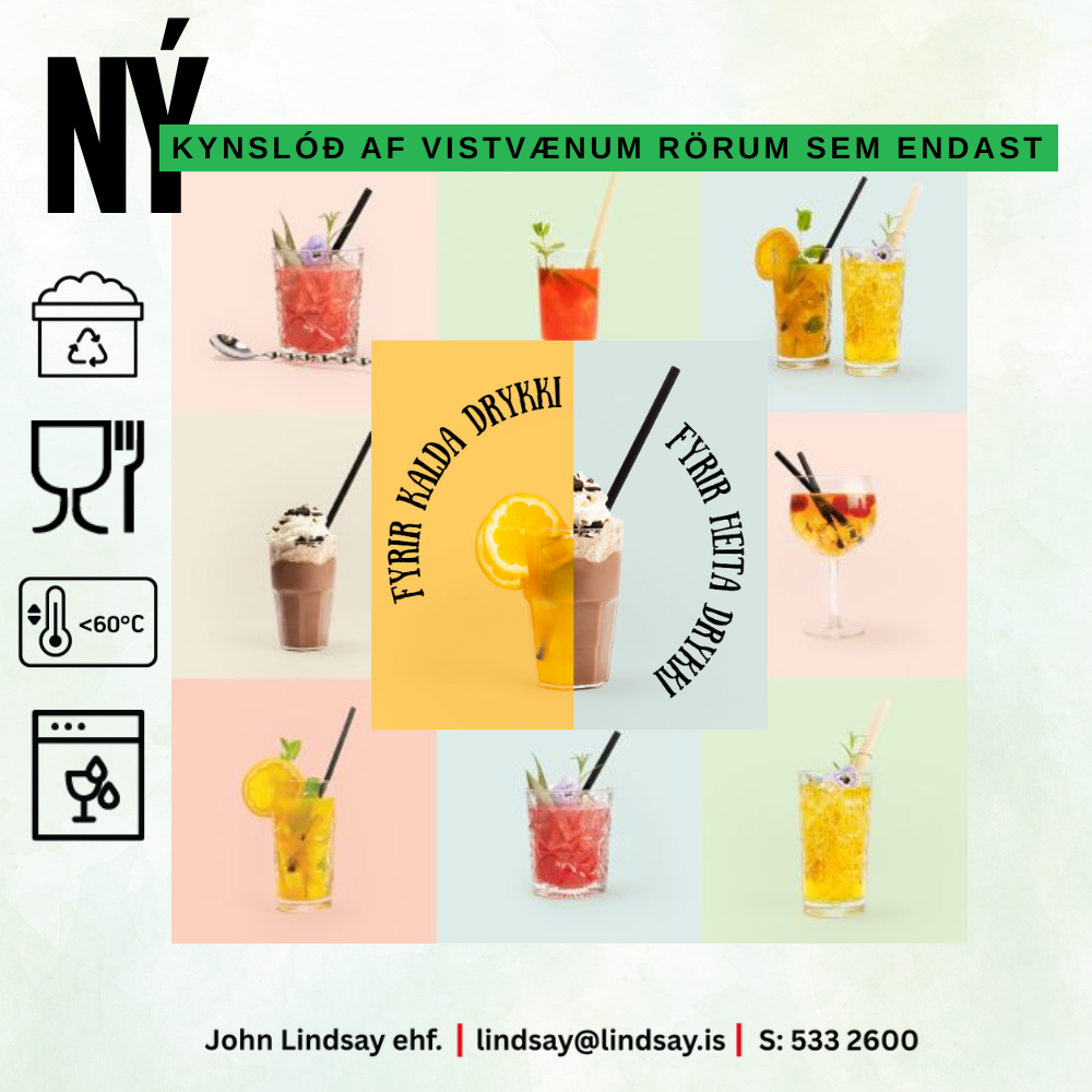 Ný kynslóð vistvænna drykkjarröra sem endast