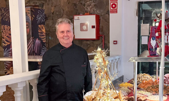 Kristján Örn matreiðslumeistari bauð upp á glæsilegt jólahlaðborð á Gran Canaria - Myndir