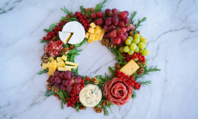 Ostakrans sem stelur senunni á jólaborðinu