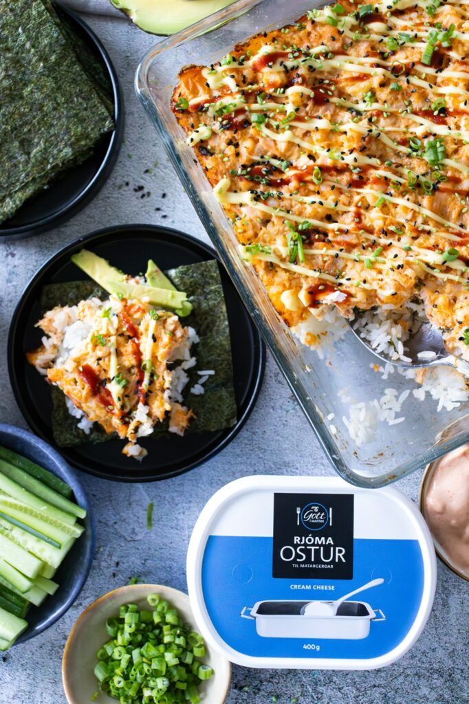 Sushi í nýjum búningi: Ofnbakað, rjómakennt og ómótstæðilegt