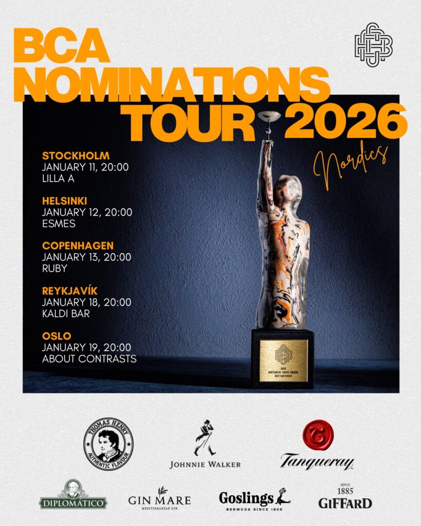 Íslenskir barþjónar og barir tilnefndir í áttunda sinn til BCA-verðlauna