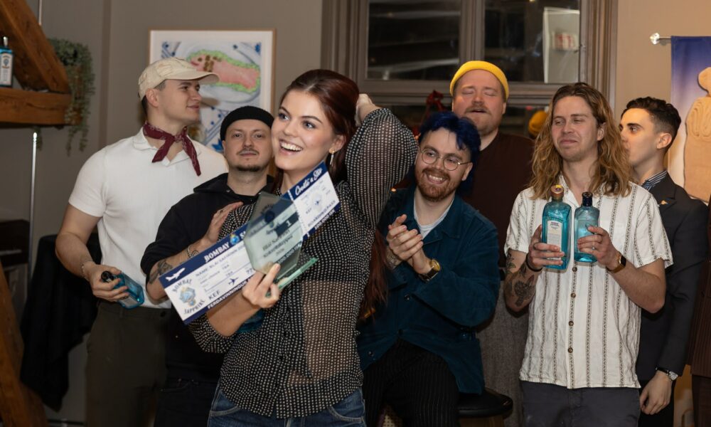 Freyja Þórisdóttir stóð uppi sem sigurvegari í keppninni um Bláa Safírinn