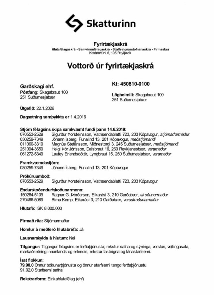 Eigandi Sjávarsetursins gagnrýnir harðlega meintan mismun Suðurnesjabæjar á fyrirtækjum