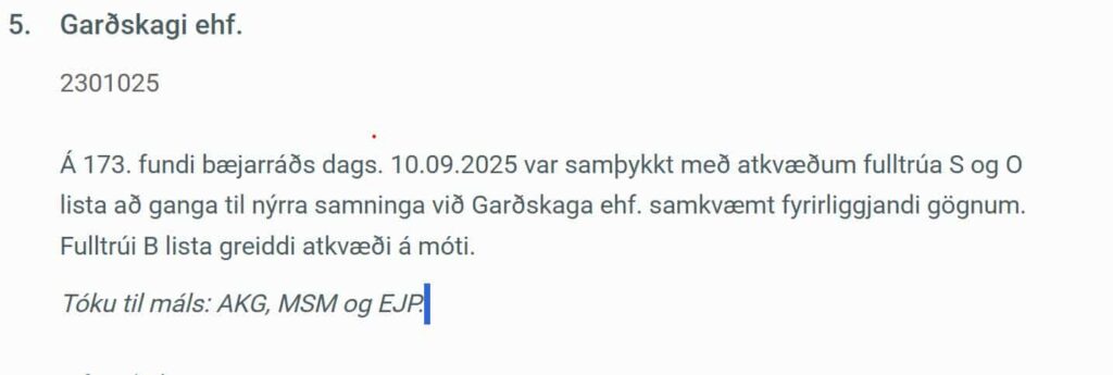 Eigandi Sjávarsetursins gagnrýnir harðlega meintan mismun Suðurnesjabæjar á fyrirtækjum