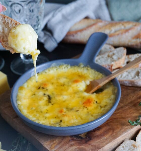 Fullkominn smáréttur: Gratíneraður Búri með timían og hunangi sem bráðnar í munni