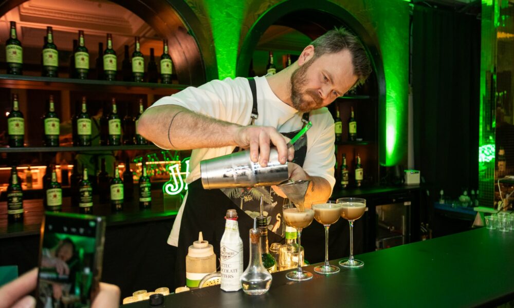 Heimir Morthens bar sigur úr býtum í fyrra með kokteilinn Irishman.