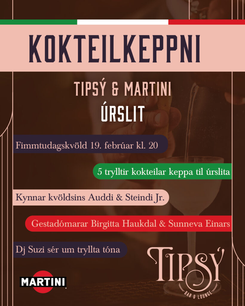 Auddi Blö og Steindi Jr. verða kynnar á úrslitakvöldi Tipsý Bar