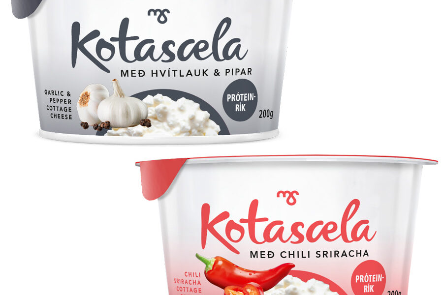 MS kynnir tvær nýjar bragðtegundir af kotasælu í byrjun mars