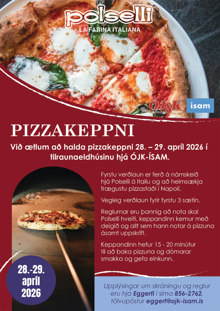Ferð til Ítalíu í verðlaun í pizzakeppni
