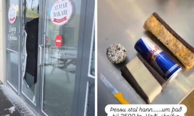 Svangur þjófur braust inn í Almars bakarí í Hveragerði