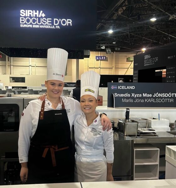 Marlís Jóna Karlsdóttir aðstoðarmaður Snædísar og Snædís Xyza Mae Jónsdóttir