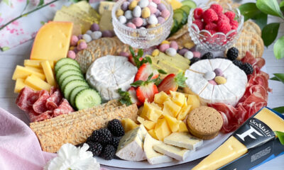 Fallegur ostabakki sem passar fullkomlega á páskum