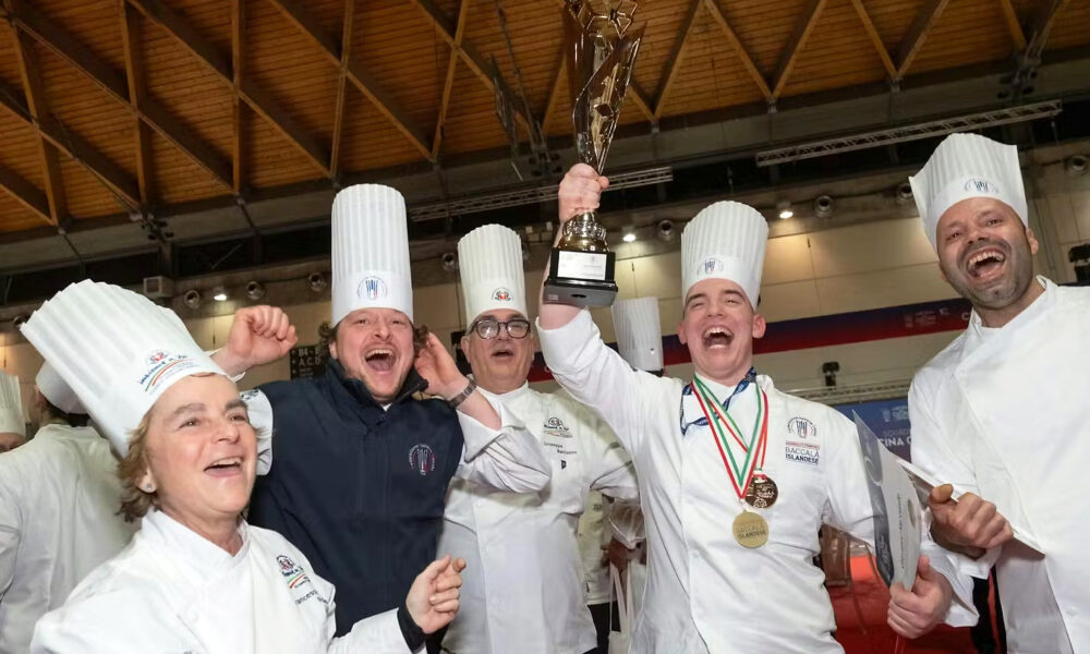 Tuttugu matreiðslunemar kepptu um besta réttinn úr íslenskum saltfiski