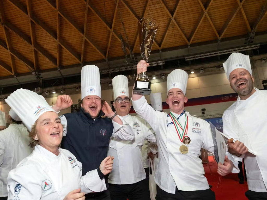 Tuttugu matreiðslunemar kepptu um besta réttinn úr íslenskum saltfiski