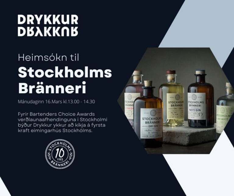 Heimsókn til Stockholms Bränneri fyrir íslenska veitingamenn