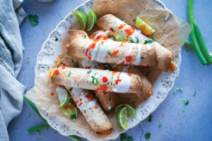 Kósýkvöldið reddað: Stökkar kjúklinga tortillur með buffalo sósu