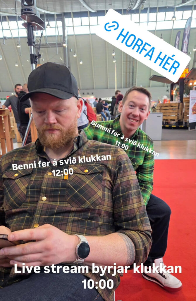 Guðmundur Bílddal og Benedikt Þorvaldur Guðgeirsson Hjarðar