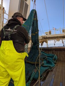 Ísak kokkur galdraði fram hátíðarmat fyrir áhöfn Björgúlfs EA 312