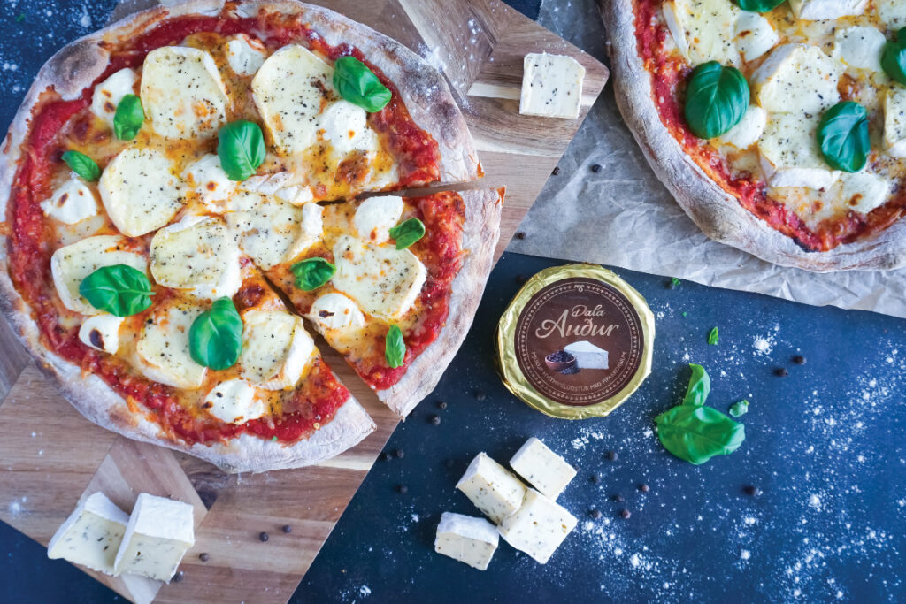 Dala Auður lyftir pizzunni á nýtt stig