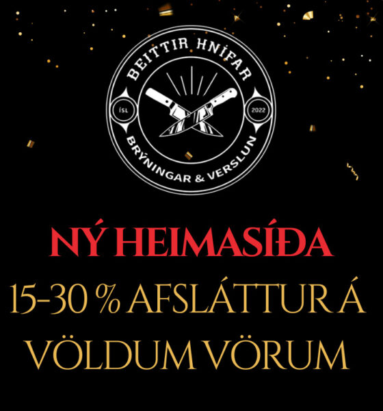 Beittir hnífar opna nýja vefverslun með opnunartilboðum