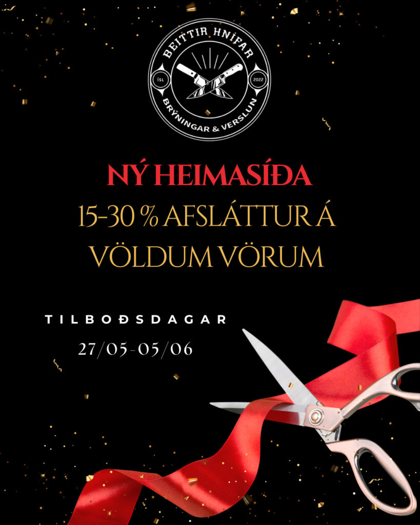 Beittir hnífar opna nýja vefverslun með opnunartilboðum