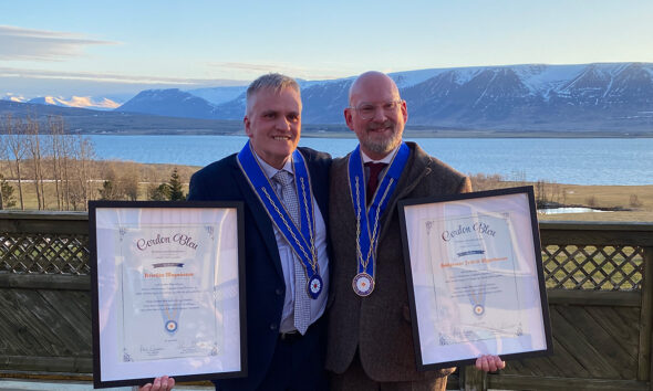 Kristján og Hallgrímur meðal heiðursgesta kvöldsins