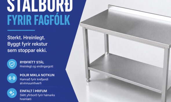 Stálborð á afslætti – fyrstur kemur, fyrstur