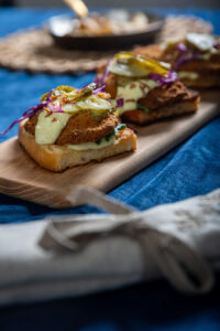 Airfryer rauðspretta á brioche sem svíkur engan