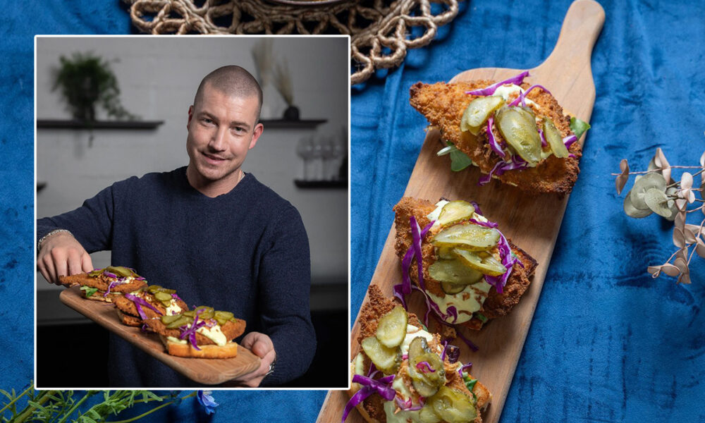 Airfryer rauðspretta á brioche sem svíkur engan