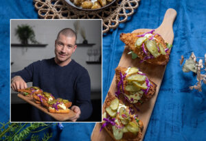 Airfryer rauðspretta á brioche sem svíkur engan