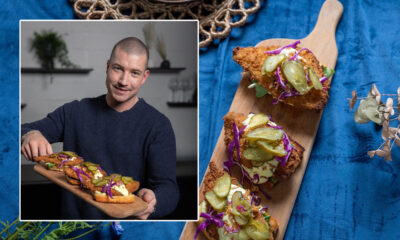 Airfryer rauðspretta á brioche sem svíkur engan