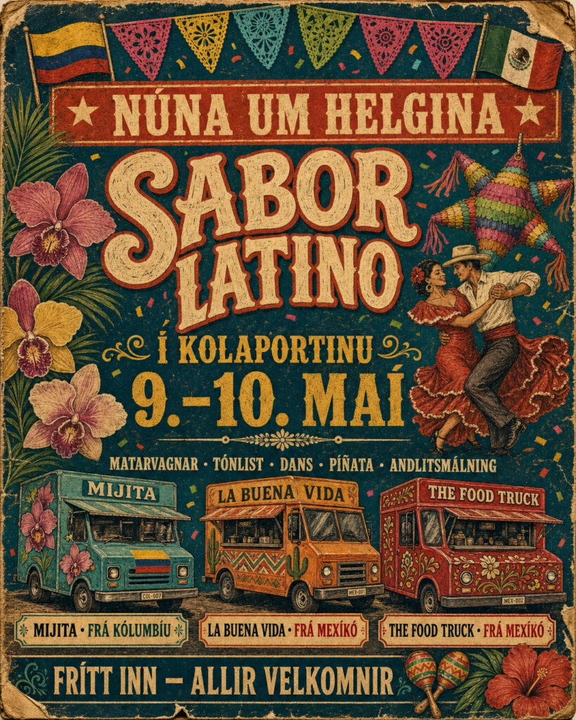 Latínó-stemning tekur yfir Kolaportið um helgina