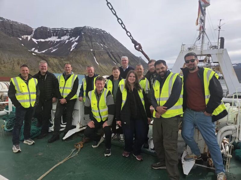 Breskir sigurvegarar í fish and chips-keppni heillaðir af íslenskum sjávarútvegi