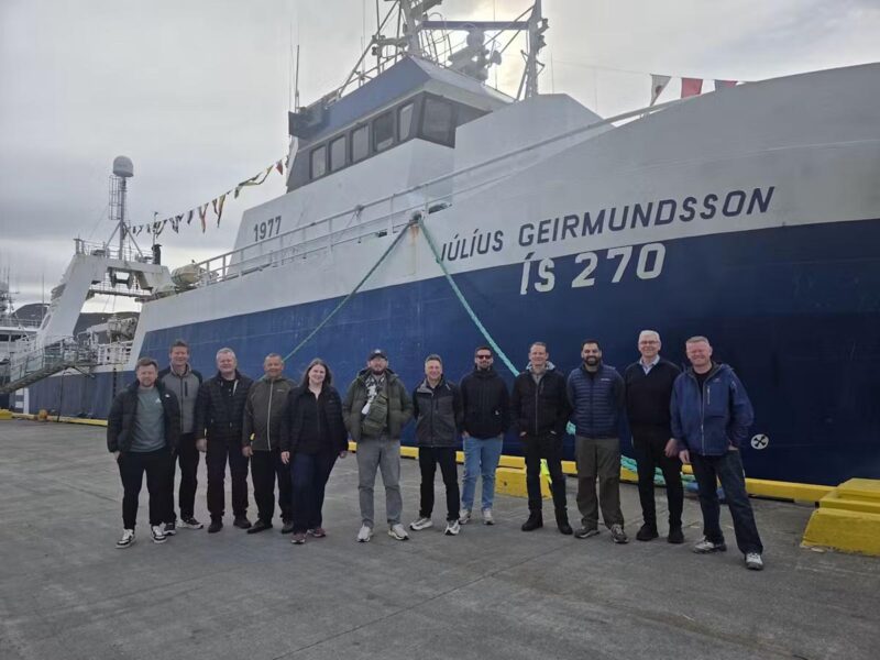 Breskir sigurvegarar í fish and chips-keppni heillaðir af íslenskum sjávarútvegi