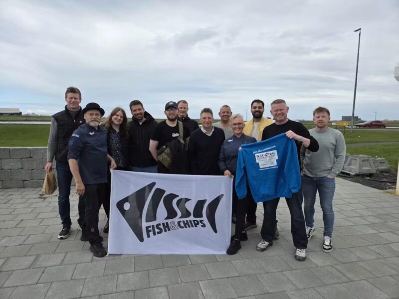 Breskir sigurvegarar í fish and chips-keppni heillaðir af íslenskum sjávarútvegi