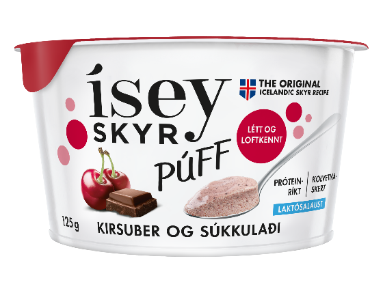 Skyrunnendur fá tvær nýjar ástæður til að gleðjast - Ísey skyr Púff með kirsuberjum og súkkulað