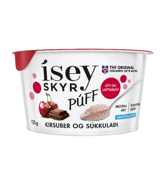 Skyrunnendur fá tvær nýjar ástæður til að gleðjast - Ísey skyr Púff með kirsuberjum og súkkulað