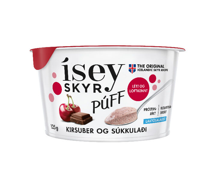 Skyrunnendur fá tvær nýjar ástæður til að gleðjast - Ísey skyr Púff með kirsuberjum og súkkulað