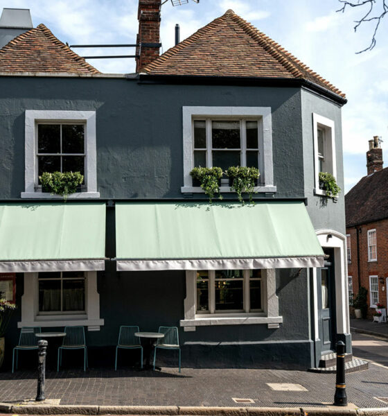 Veitingastaðurinn St Leonard’s í West Malling í Kent á Englandi
