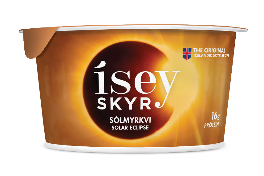 Ísey fagnar væntanlegum sólmyrkva með nýju skyrbragði