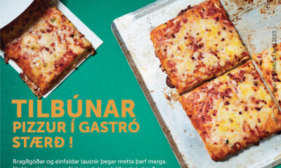 Tilbúnar pizzur í gastróstærð - Lindsay