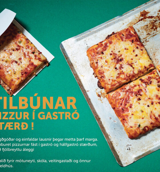 Tilbúnar pizzur í gastróstærð - Lindsay