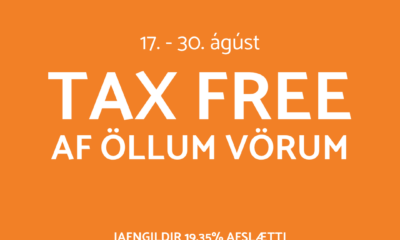 Tax Free afsláttur af öllum vörum hjá Ásbirni - sbjörn Ólafsson ehf.