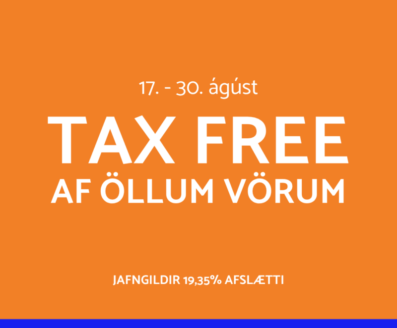 Tax Free afsláttur af öllum vörum hjá Ásbirni - sbjörn Ólafsson ehf.